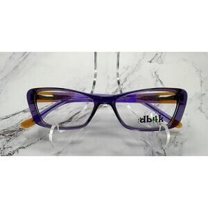 DB4G By Europa-Kids Frames-Popsicle C1-Lilac/Violet/Orange-47-14-125-New w/Case